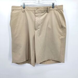 FootJoy quick dry flat front khaki shorts men's size 40
